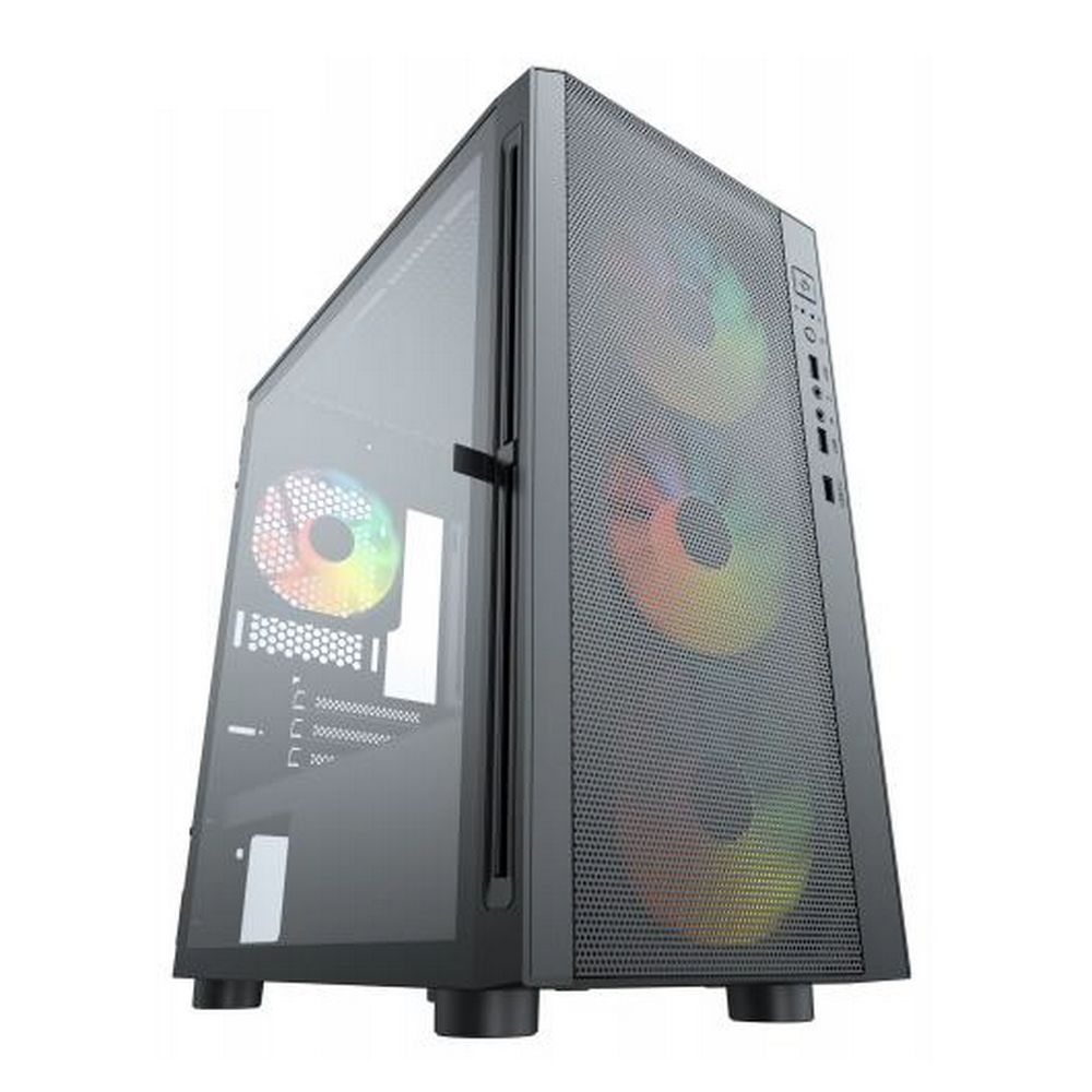 Корпус ACD Citadel 104 (AH-TC4GA-0000), Micro ATX, 4×120 мм ARGB