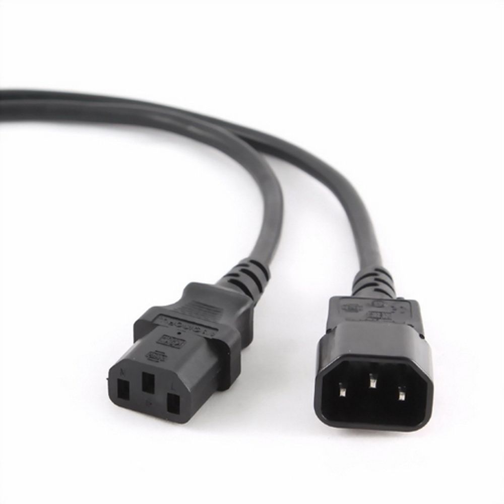Кабель питания Cablexpert PC-189-VDE, C13-C14, 1,8 м, 10 А, VDE