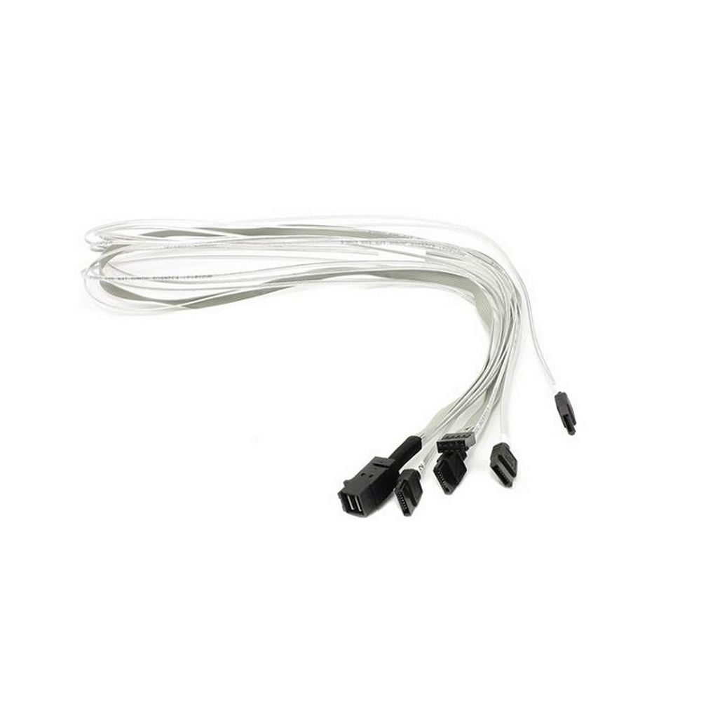 Кабель ACD MD-6705050-100, Mini-SAS HD — 4×SATA+SideBand, 1м