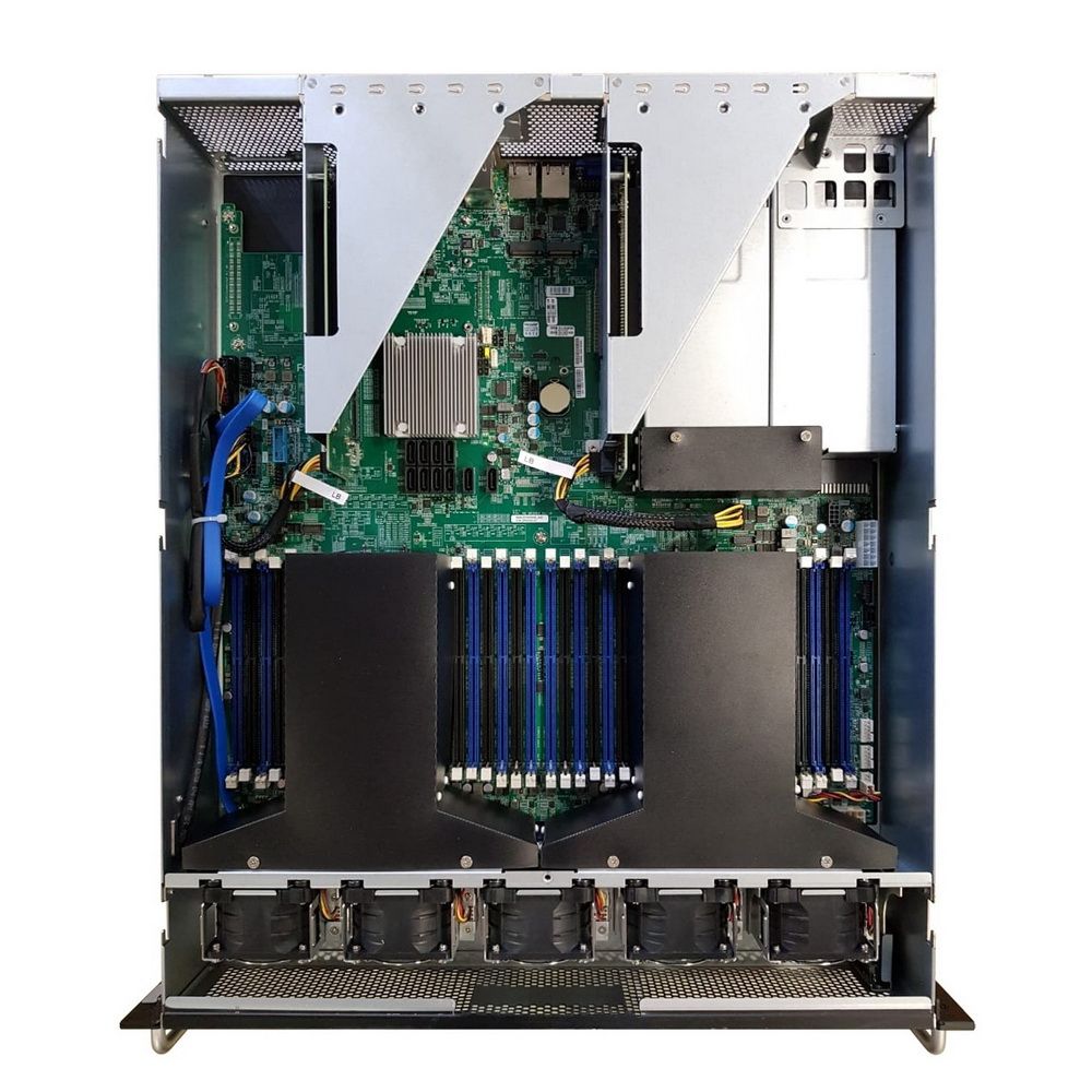 Серверная платформа AIC BP201-LX, 2U, 2×LGA 3647, 24×DDR4, 2×1GbE, 800 Вт