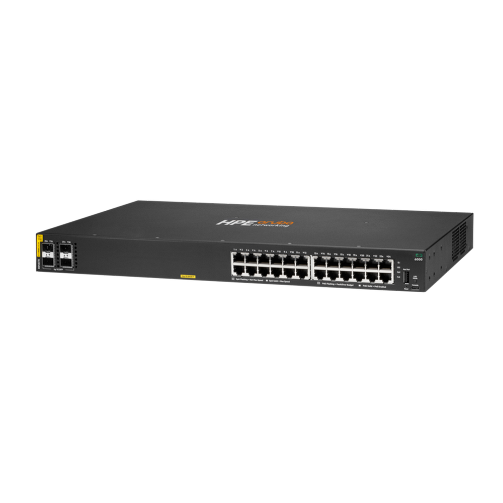 Коммутатор HPE R8N87B, L2, 24×1GbE PoE, 4×SFP, 370W