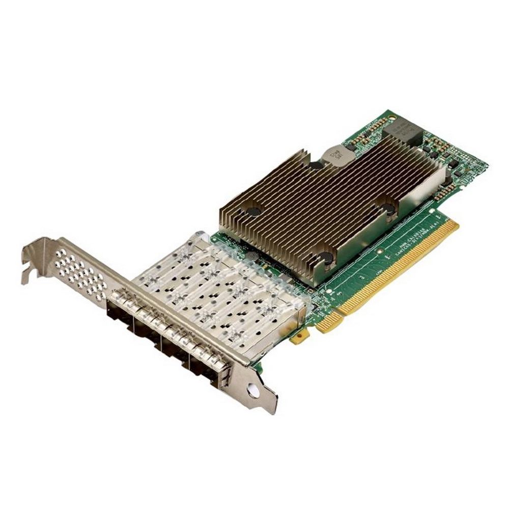 Сетевой адаптер HPE P26264-B21, Broadcom BCM57504, 4×SFP28, 10/25Gb