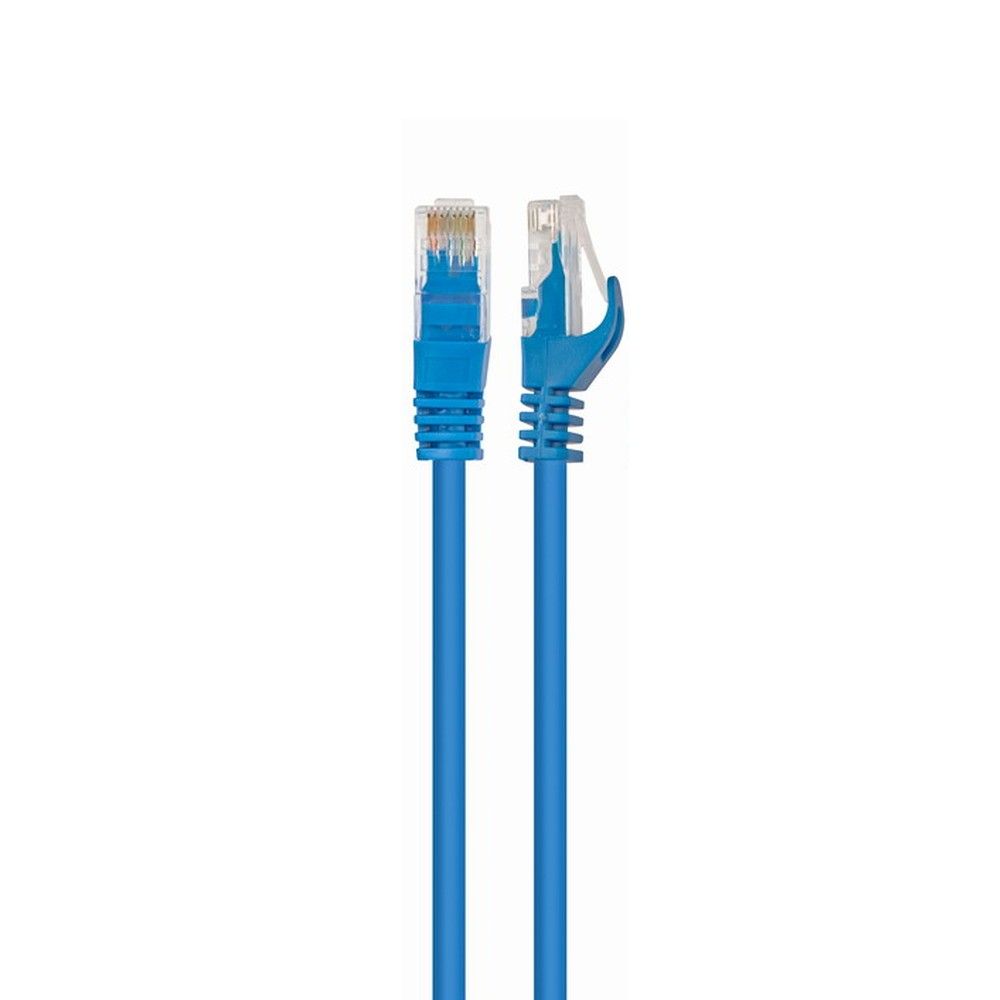 Патч-корд Cablexpert PP6U-0.5M/B, UTP Cat.6, 0.5 м, RJ45–RJ45, синий