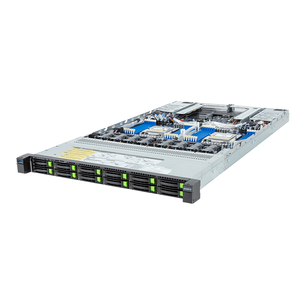 Серверная платформа GIGABYTE R183-Z94-ACD1, 1U, Socket SP5, 32 слота DIMM