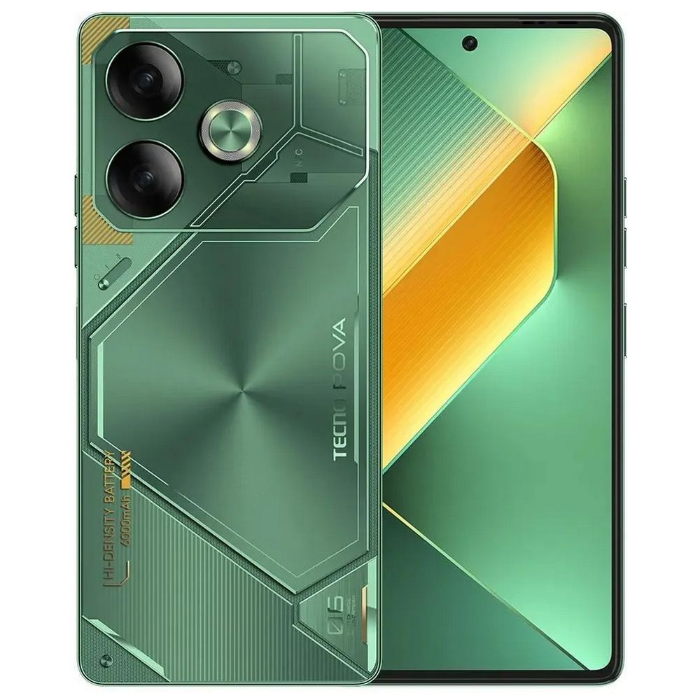 Смартфон Tecno POVA 6 LI7, 8/256Gb, зеленый