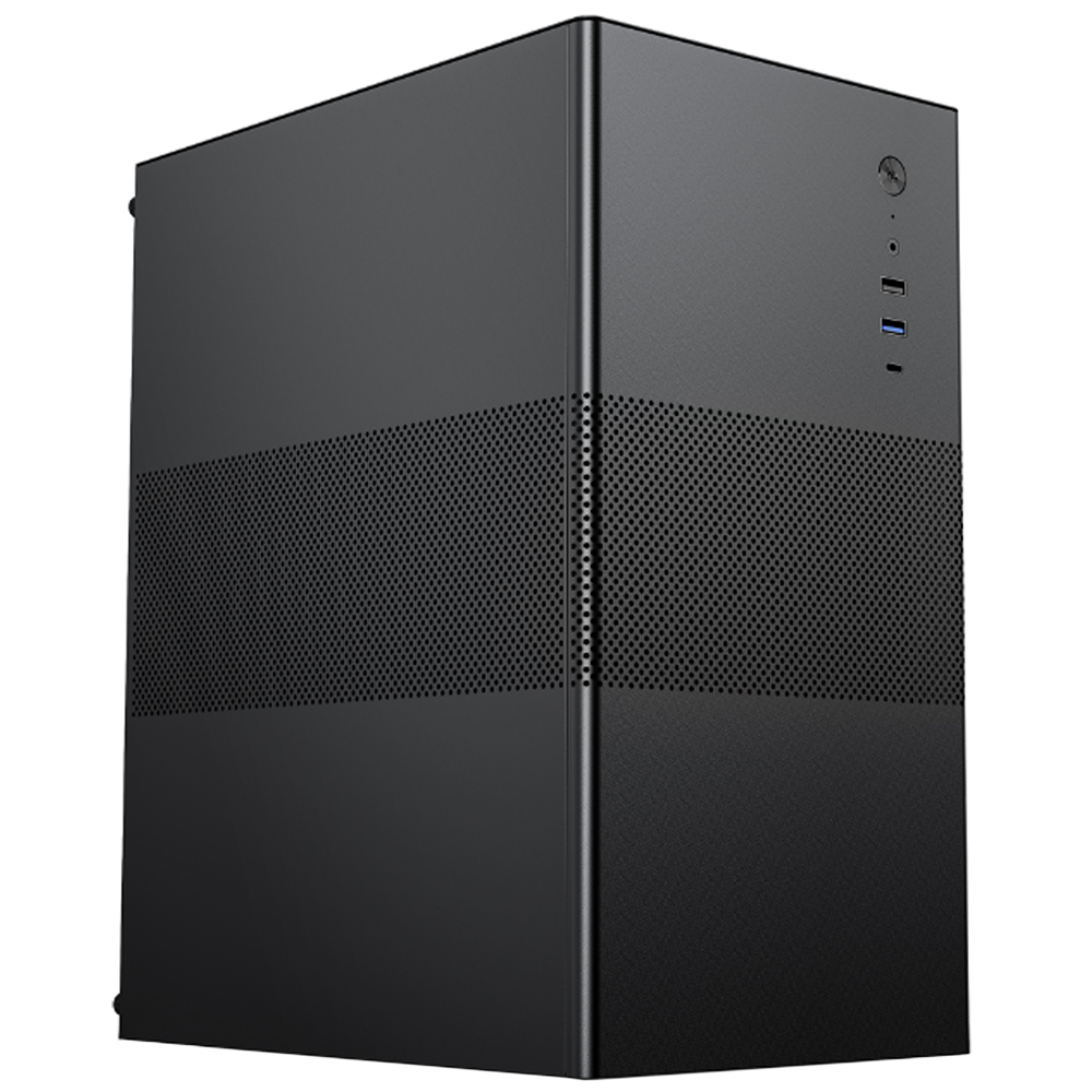 Корпус для ПК ACD Coffer 109B, Micro-ATX/Mini-ITX, Mini Tower, Type-C + USB 3.0, черный