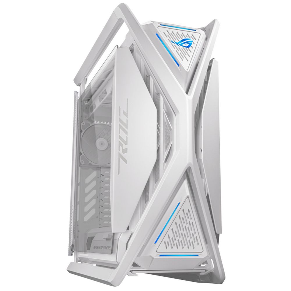 Корпус ASUS ROG HYPERION GR701, E-ATX/ATX, белый, закалённое стекло, 1×140 мм