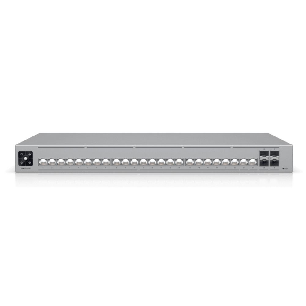 Коммутатор Ubiquiti UniFi USW-Pro-HD-24, 22×2.5GbE, 2×10GbE, 4×SFP+ 10G, управляемый