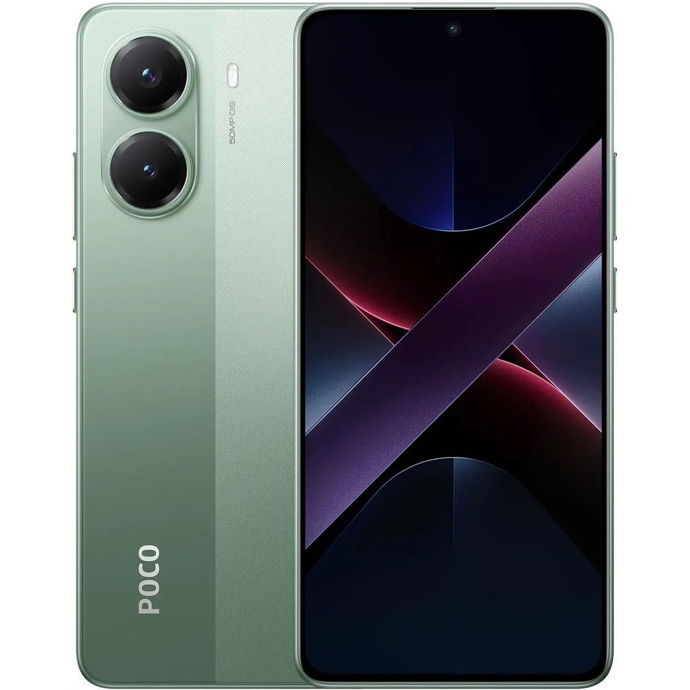Смартфон POCO X7 Pro 5G MZB0J3ARU, 8+256Gb, зеленый