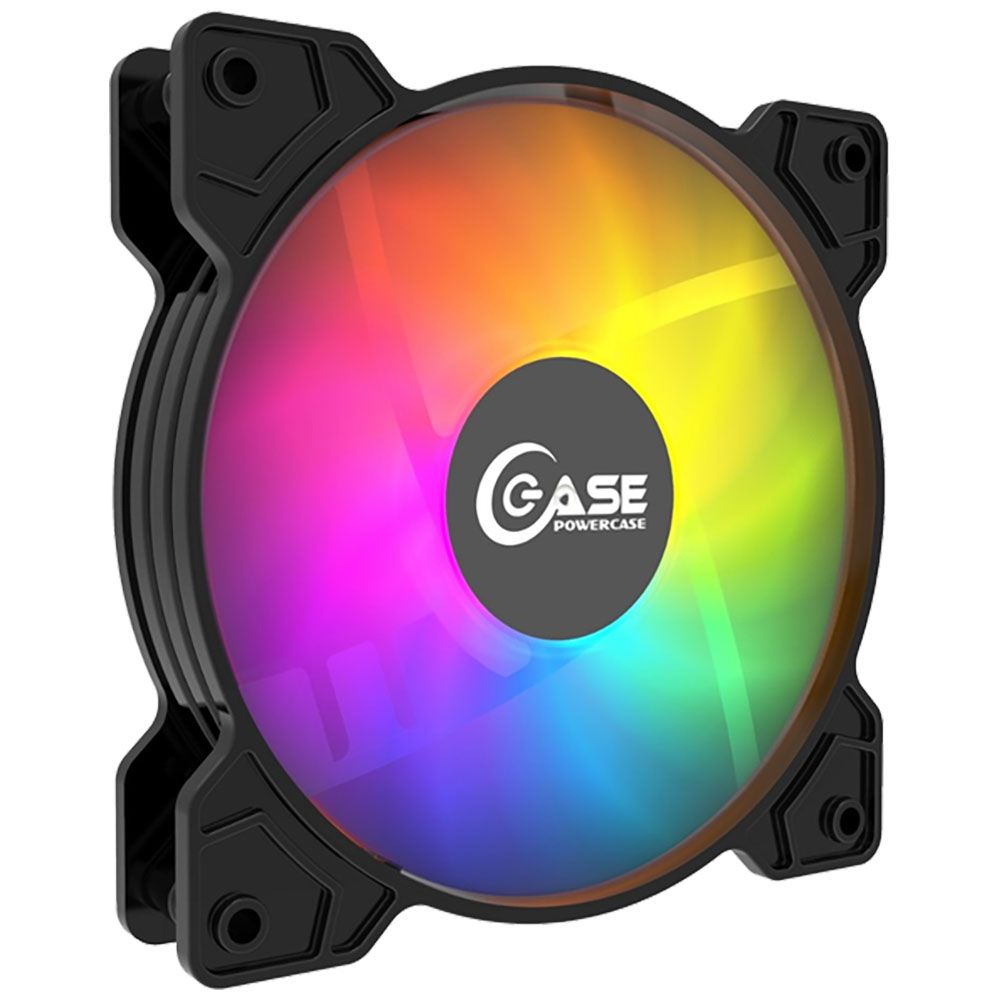 Вентилятор Powercase M2_6P, 120×120×25мм, ARGB, 1200 об/мин