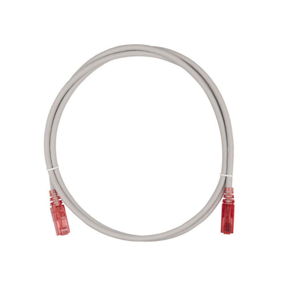 Патч-корд Hyperline PC-LPM-UTP-RJ45-RJ45-C5e-1.5M-LSZH-GY, U/UTP, Cat.5e, 1.5 м
