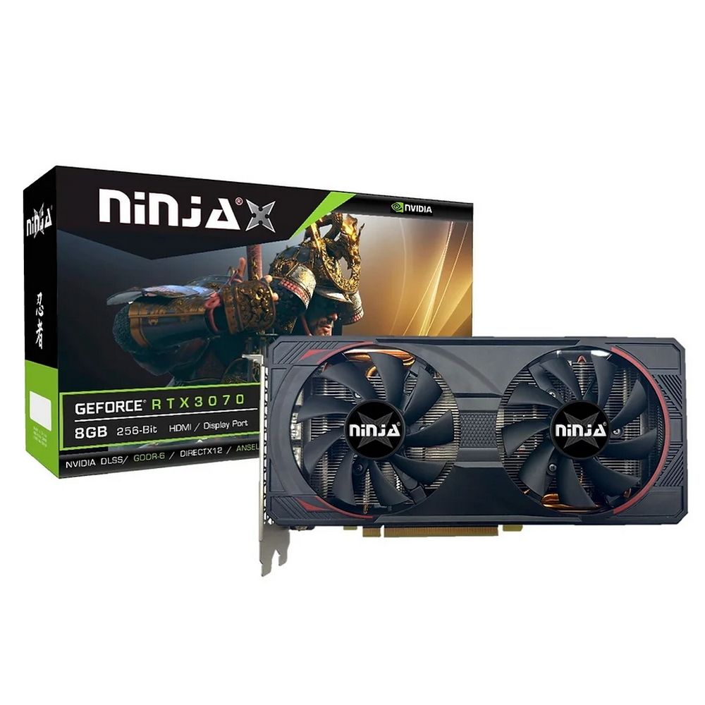Видеокарта Ninja NF307FG86F, RTX 3070, 8GB GDDR6, 256-bit