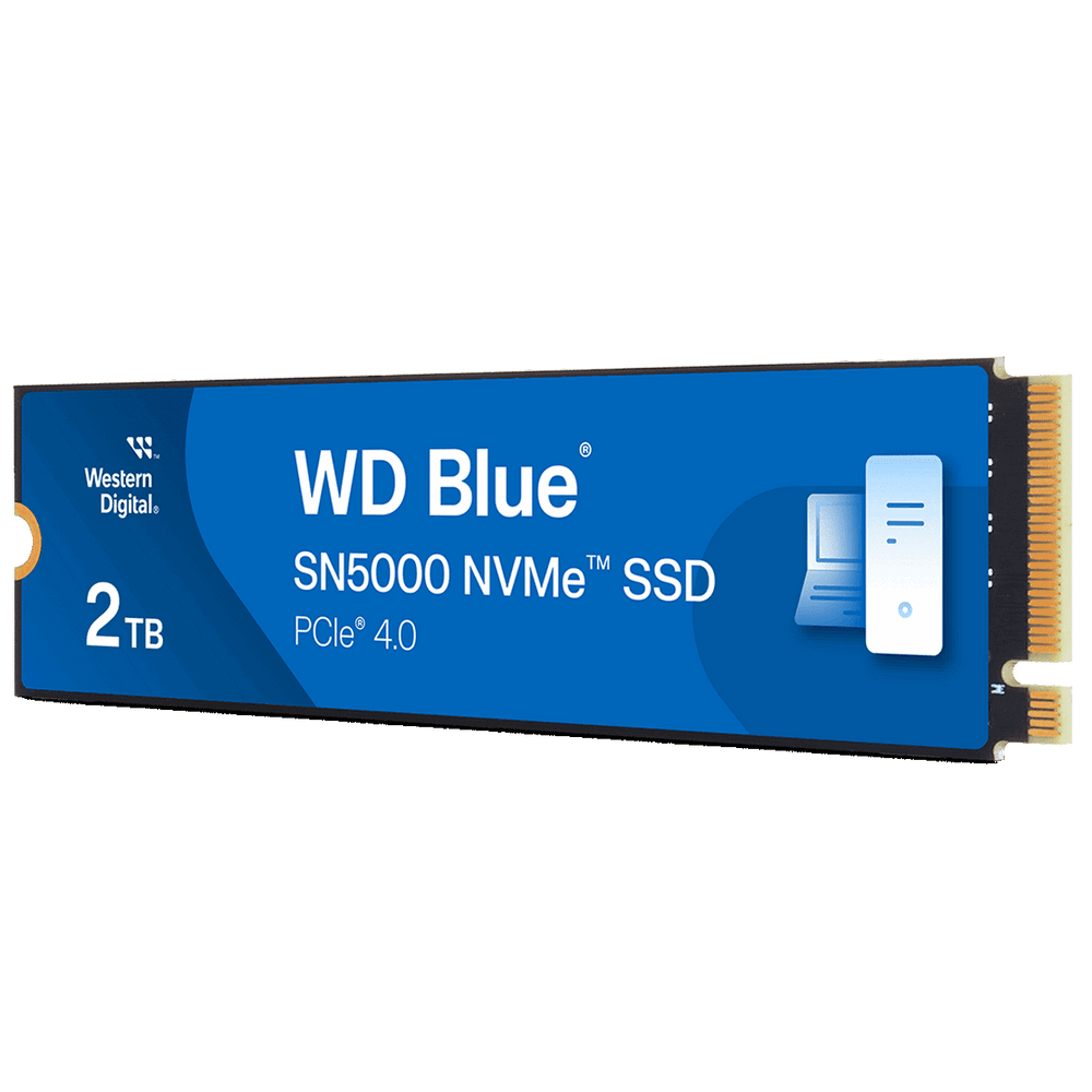 SSD Western Digital Blue SN5000 WDS200T4B0E, 2 ТБ, M.2 2280, PCIe 4.0