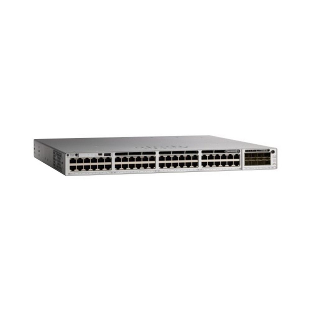 Коммутатор Cisco Catalyst C9300-48T-E, 48×1GbE RJ45, 1 слот uplink, 1U