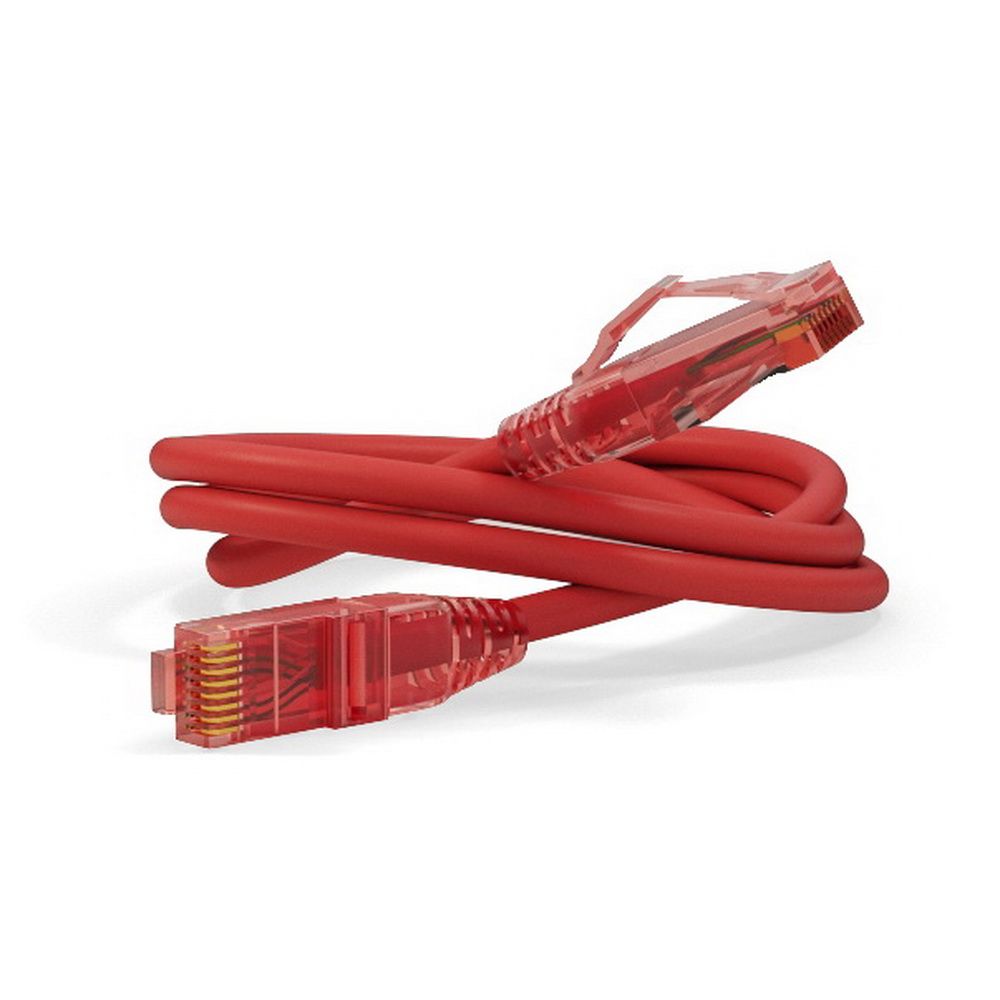Патч-корд Hyperline PC-LPM-UTP-RJ45-RJ45-C5e-1.5M-LSZH-RD, U/UTP, Cat.5e, 1.5м, красный
