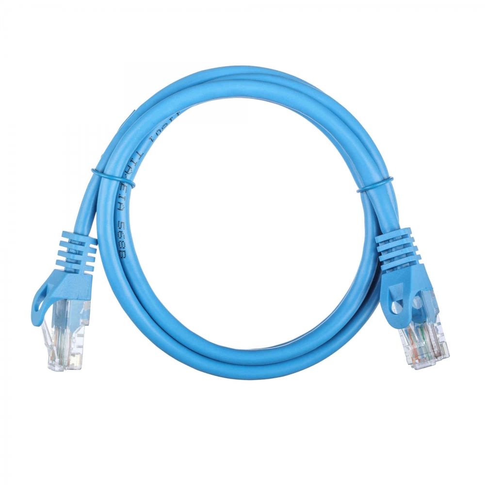 Патч-корд ACD ACD-LPU5E-10L, Cat.5e UTP, 24 AWG, CCA, 1 м, синий