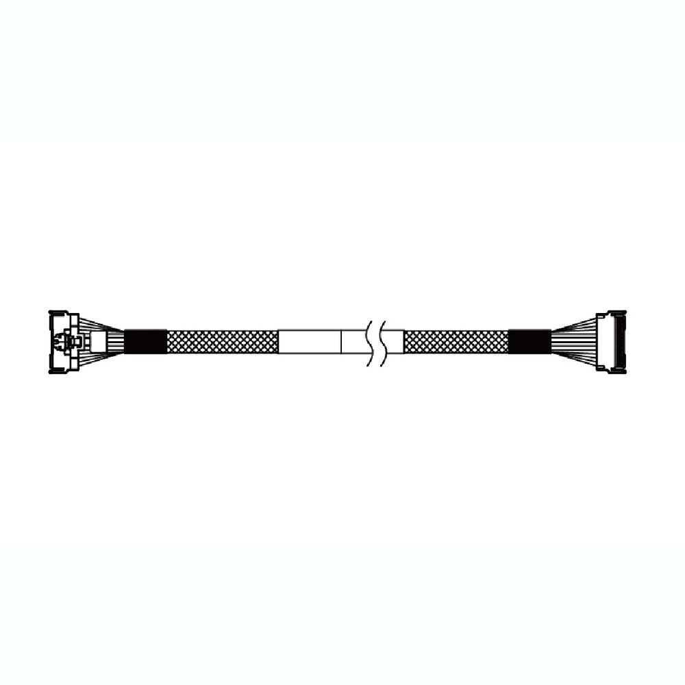 Райзер-кабель Lenovo ThinkSystem 4X97A82944, PCIe Gen4 Riser3, MCIO x8, 250 мм