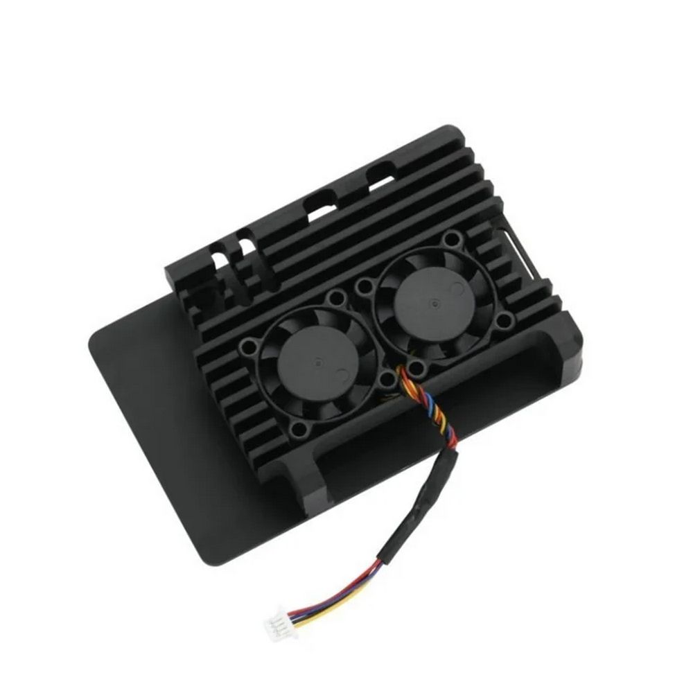 Корпус ACD RA787, для Raspberry Pi 5, алюминиевый, 2 вентилятора