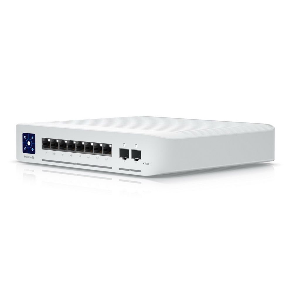 Коммутатор Ubiquiti UniFi Switch Enterprise 8 PoE, 8×2.5G RJ45 PoE+, 2×10G SFP+, 120 Вт