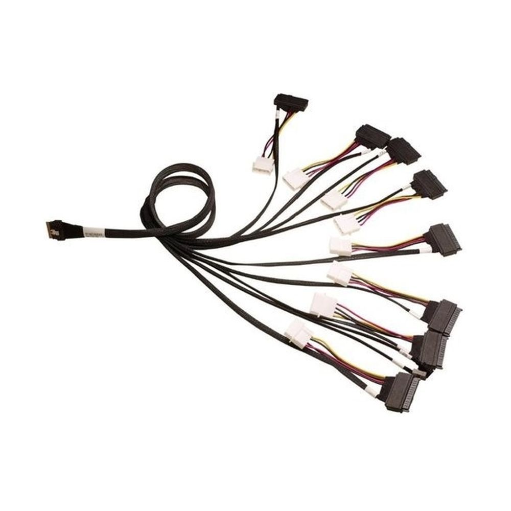 Кабель ACD P4418DN80990-1, Slimline SAS x8 (SFF-8654) — 8× U.3, 1 м