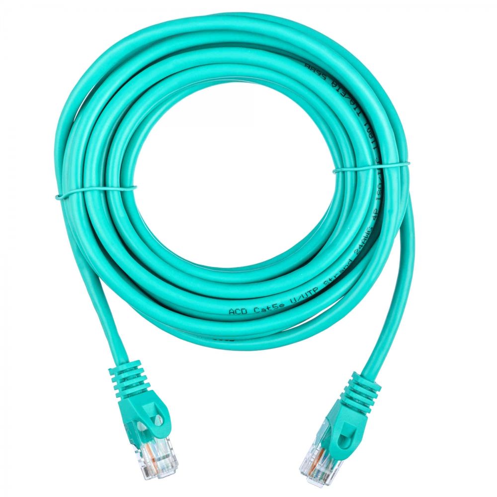 Патч-корд ACD ACD-LPU5E-50G, Cat5e UTP, 24AWG, CCA, 5 м, зелёный