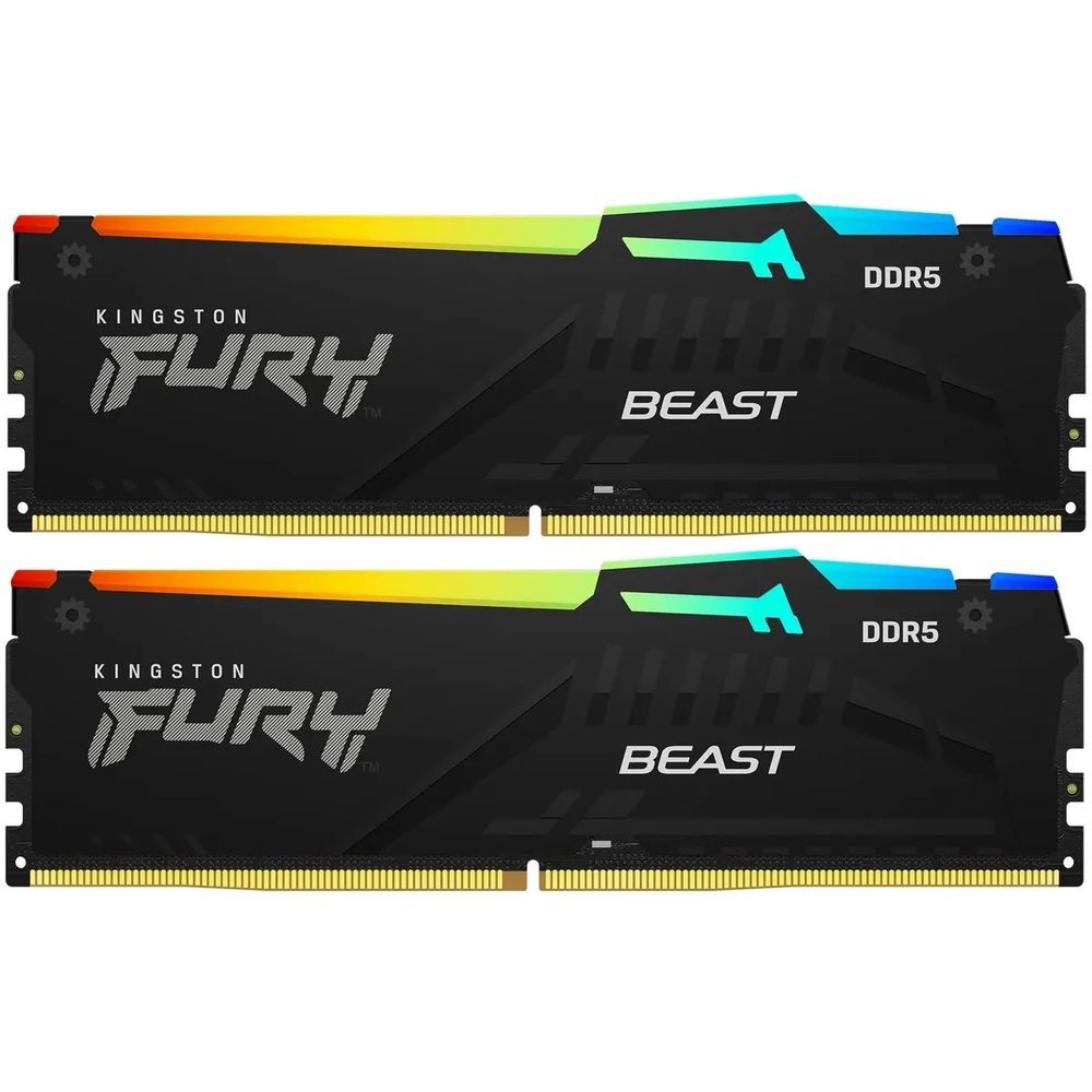 Память Kingston KF556C40BBAK2-32, DDR5, 2×16ГБ, 5600МГц, CL40