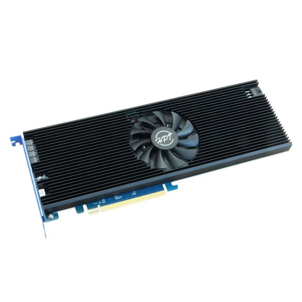 RAID-контроллер HighPoint Rocket R7608A-72C1020, PCIe 5.0 x16, 8× M.2, RAID 0/1/10