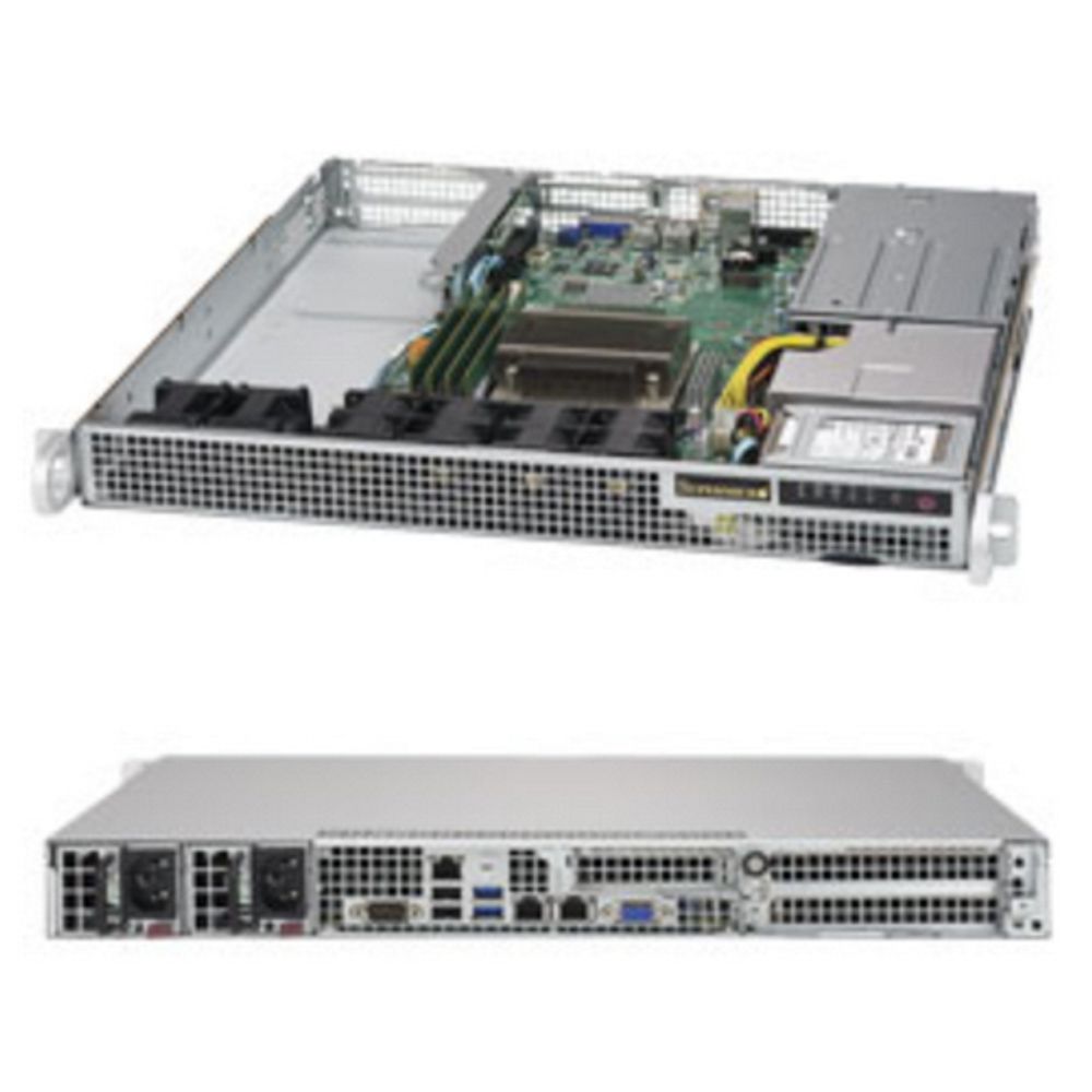 Сервер SuperMicro SYS-1019S-WR, 1U, X11SSW-F, C236, 6×SATA3