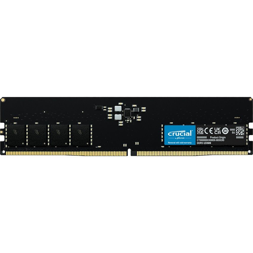 Модуль памяти Crucial CB16GU4800, 16GB, DDR5, 4800МГц, DIMM