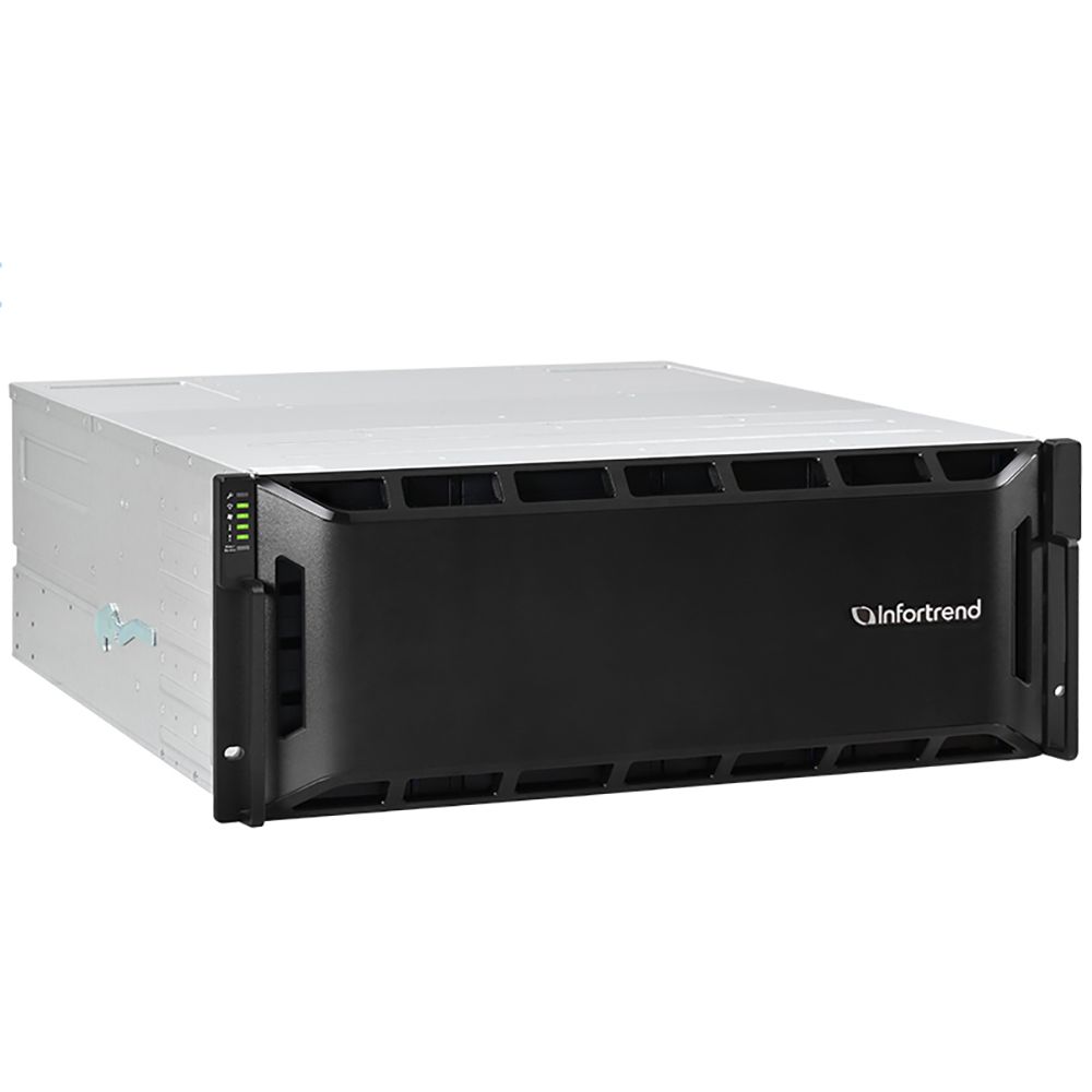 СХД Infortrend GS2024R01C0FD-8U32, 3U/16bay, Dual Controller, 8×1GbE iSCSI