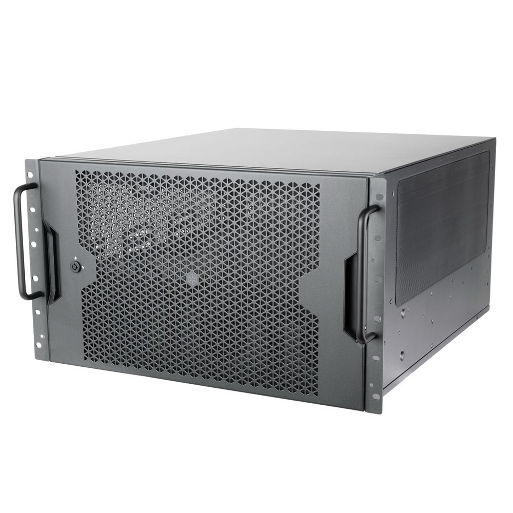 Корпус Silverstone SST-RM600, 6U, сталь, 2 БП, 8 слотов расширения