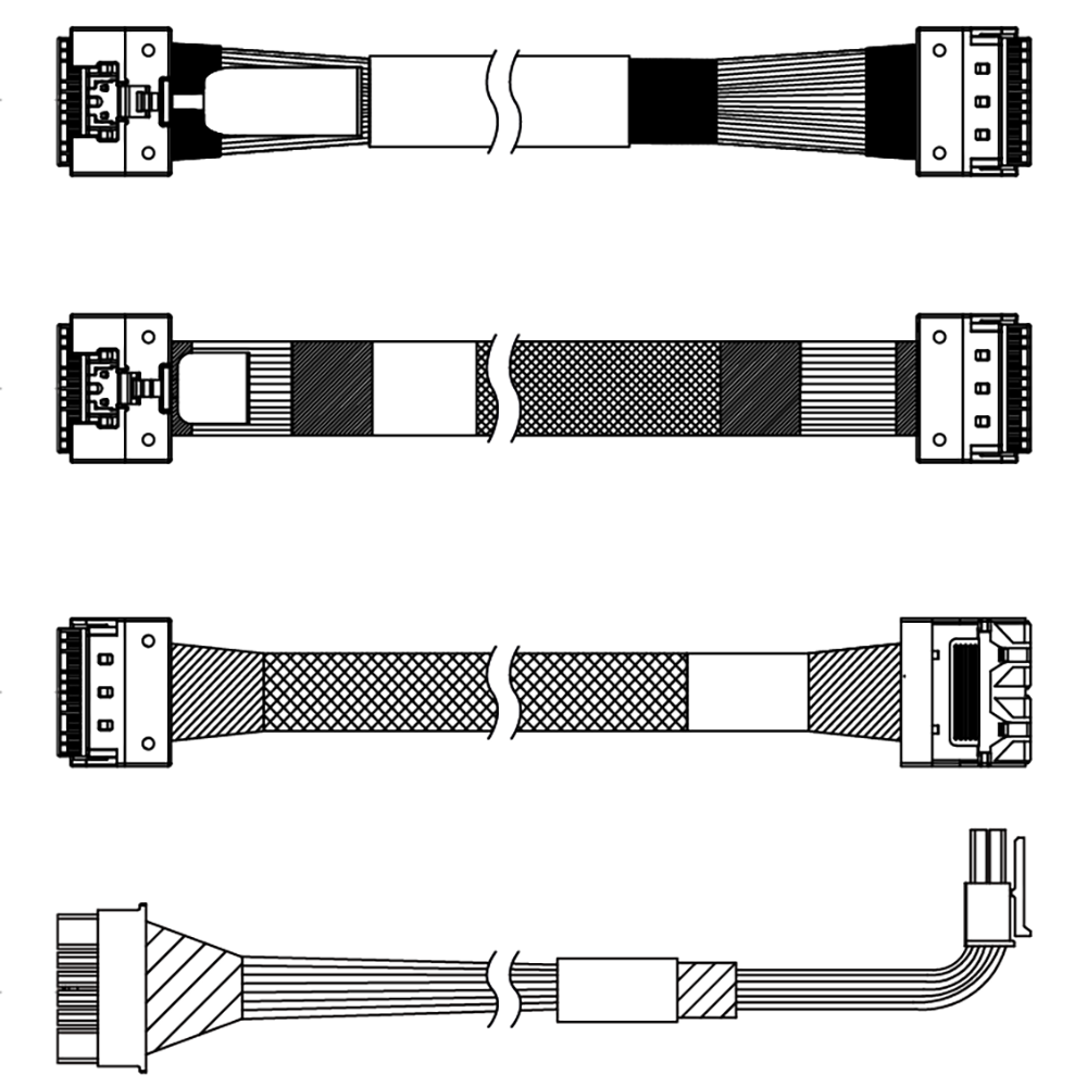 Кабель Lenovo 4X97A82937, SAS/SATA Cable Kit, для ThinkSystem SR650 V3