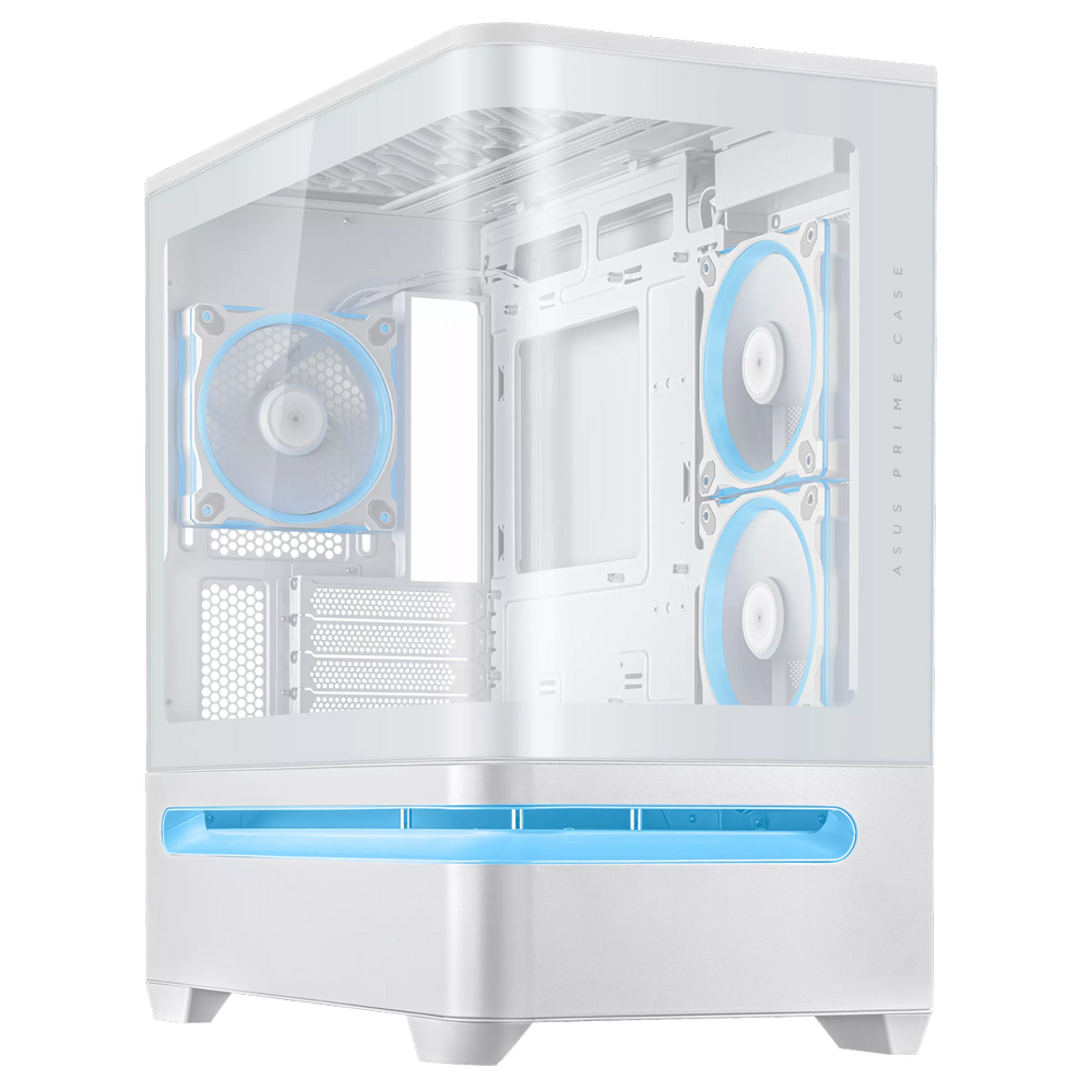 90DC00P3-B19000 Корпус для ПК ASUS PRIME AP202  TG ARGB WHITE