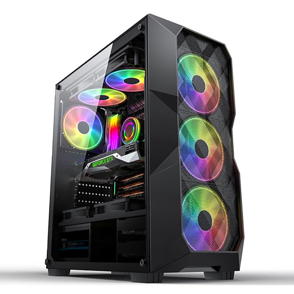 Корпус Alseye AS.07.0008, Big Jony, ATX, Midi-Tower, черный