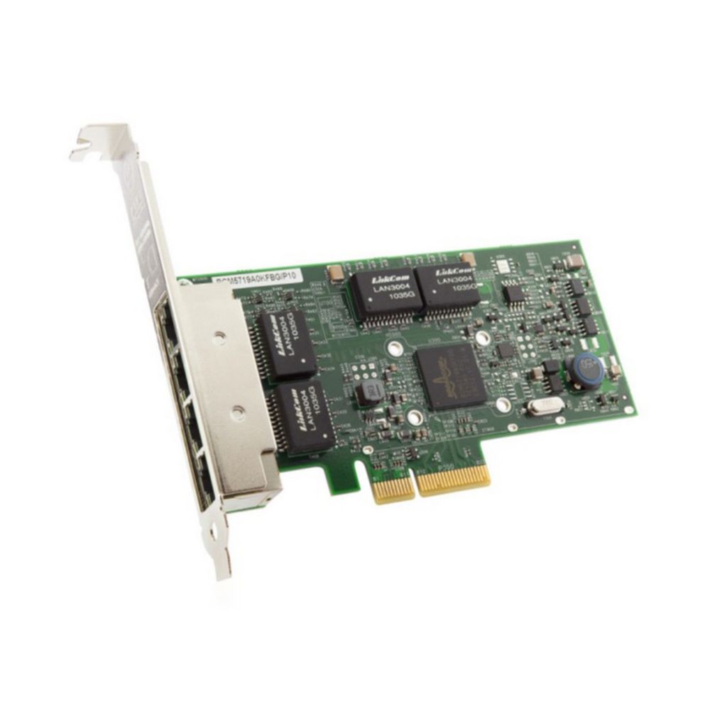 Сетевая карта Broadcom BCM95719A1904AC, 4×1GbE RJ-45, PCIe x4, low profile