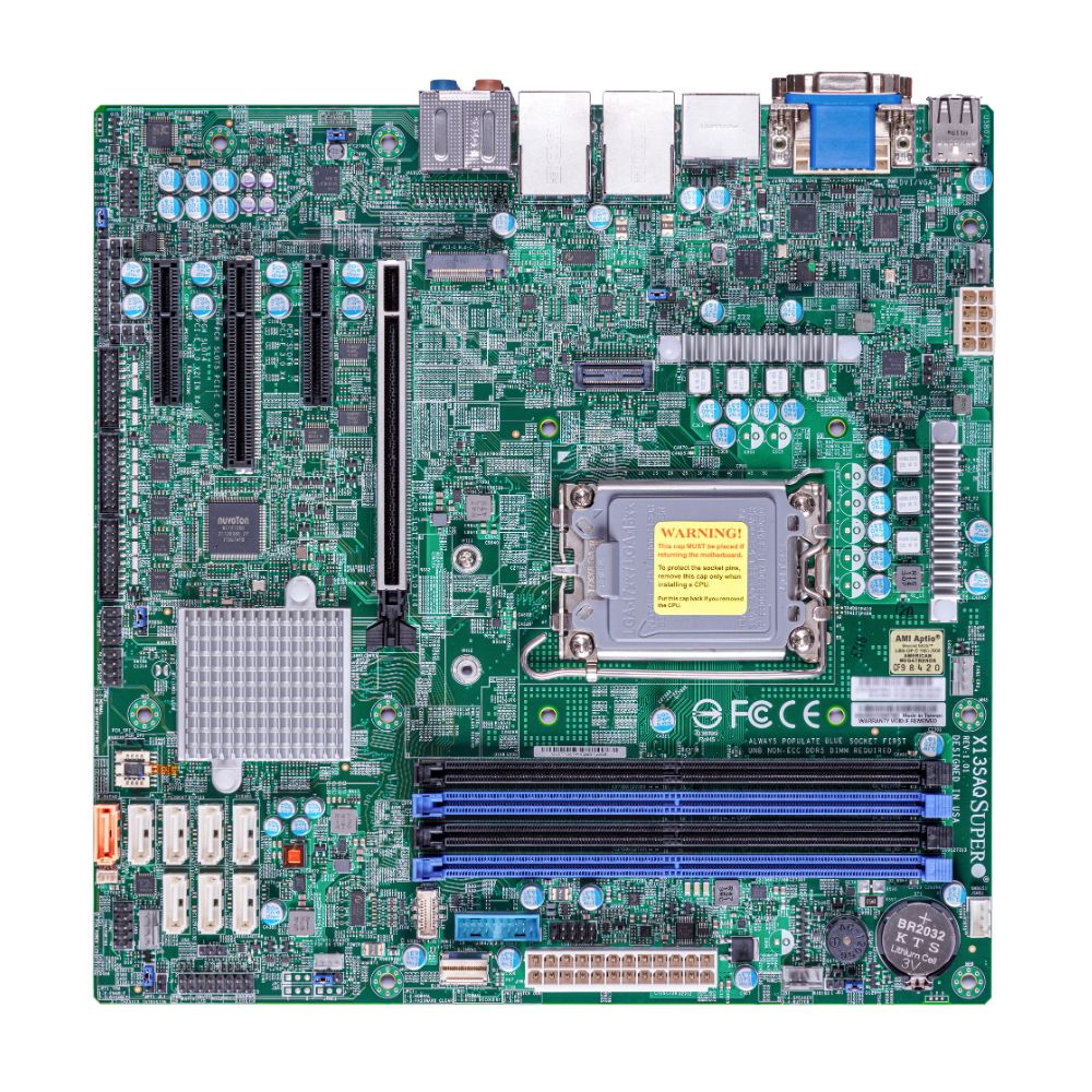 Материнская плата Supermicro MBD-X13SAQ-B, LGA1700, Intel W680, DDR5