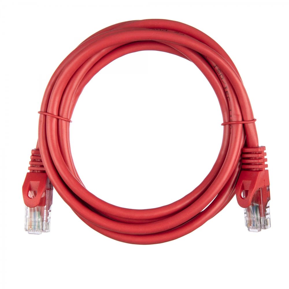 Патч-корд ACD ACD-LPU5E-20R, Cat.5e UTP, 4 пары, 24AWG CCA, 2 м, красный