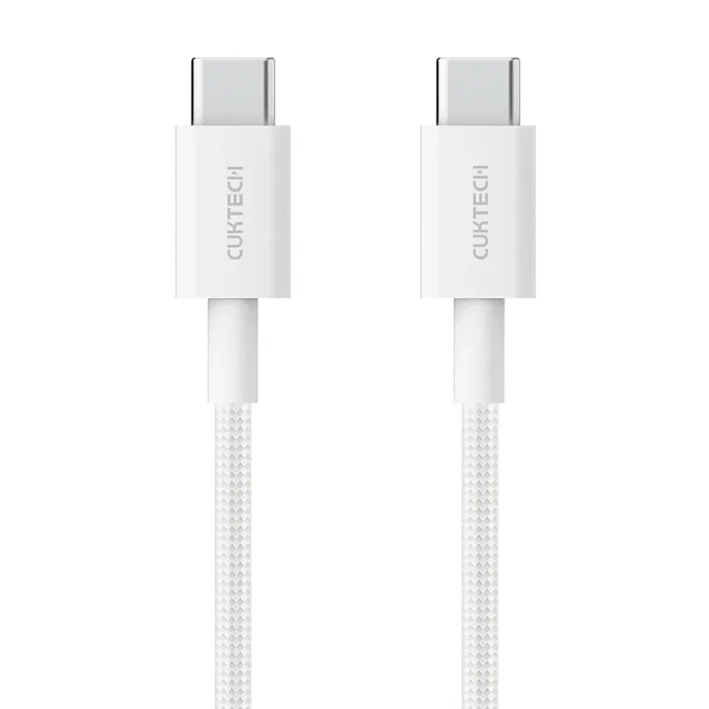 Кабель USB CUKTECH CKCTC315PCHW, Type-C–Type-C, 1.5 м, 3 А, 60 Вт