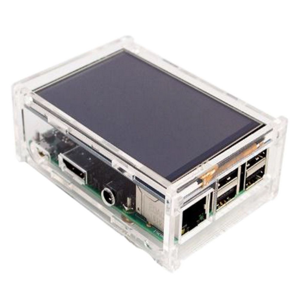 Корпус ACD RA147 для Raspberry Pi 3, акрил, прозрачный, 96×71×26 мм