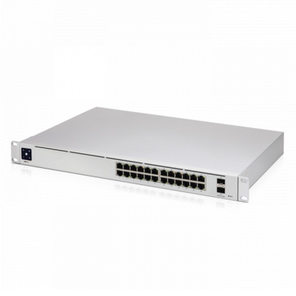Коммутатор Ubiquiti USW-Pro-24, L2, 24×1GbE, 2×10G SFP+, 1U