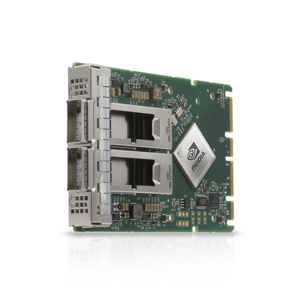Сетевой адаптер Mellanox MCX623436AN-CDAB ConnectX-6 Dx, 2×QSFP56 100GbE, OCP 3.0