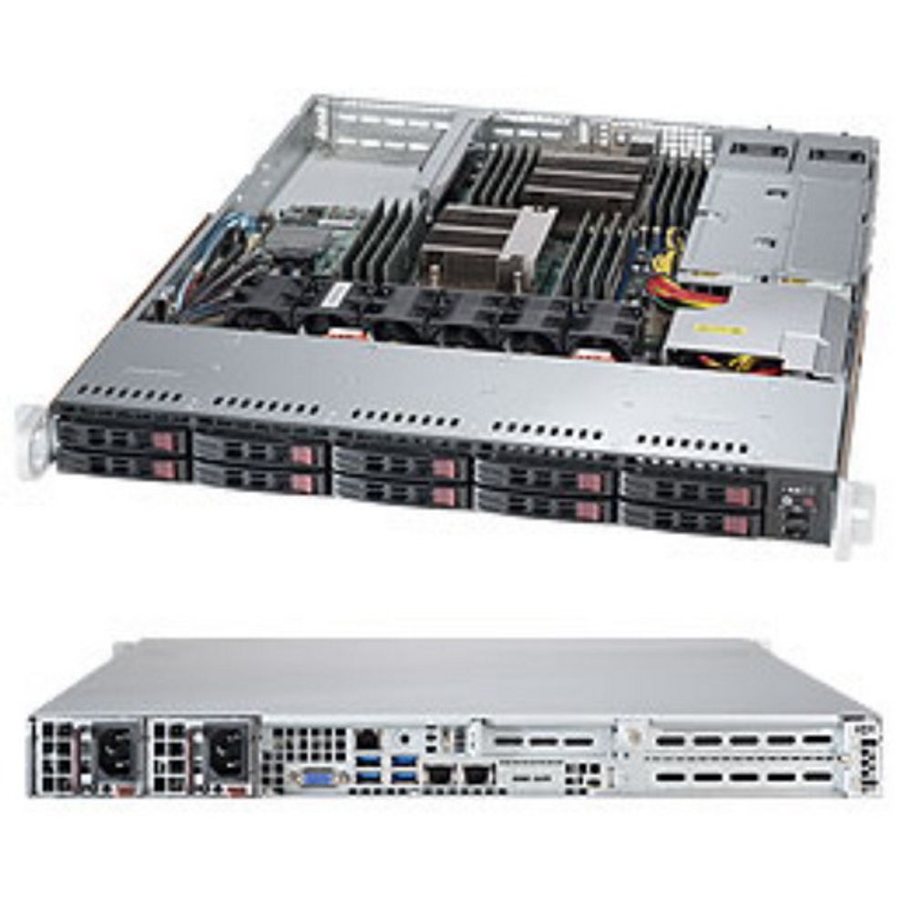 Серверная платформа Supermicro SYS-1028R-WC1R, 1U, X10DRW-i
