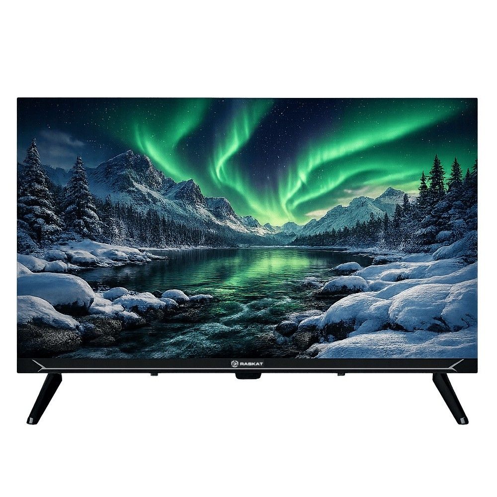 Телевизор Raskat 24H1000B, 24", HD 1366×768, VA, 60 Гц, чёрный