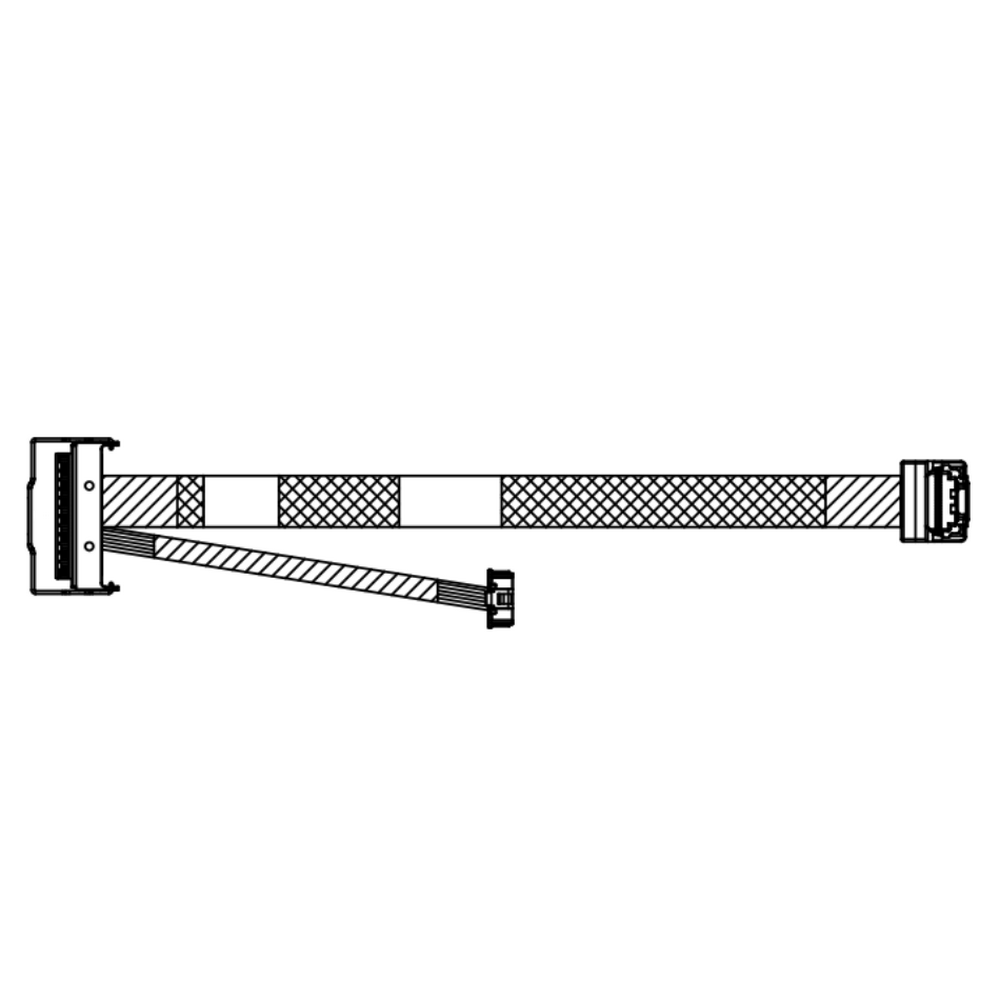 Кабель Lenovo ThinkSystem SR630 V3 M.2 RAID B540i-2i SATA/NVMe Cable Kit, 4X97A93832