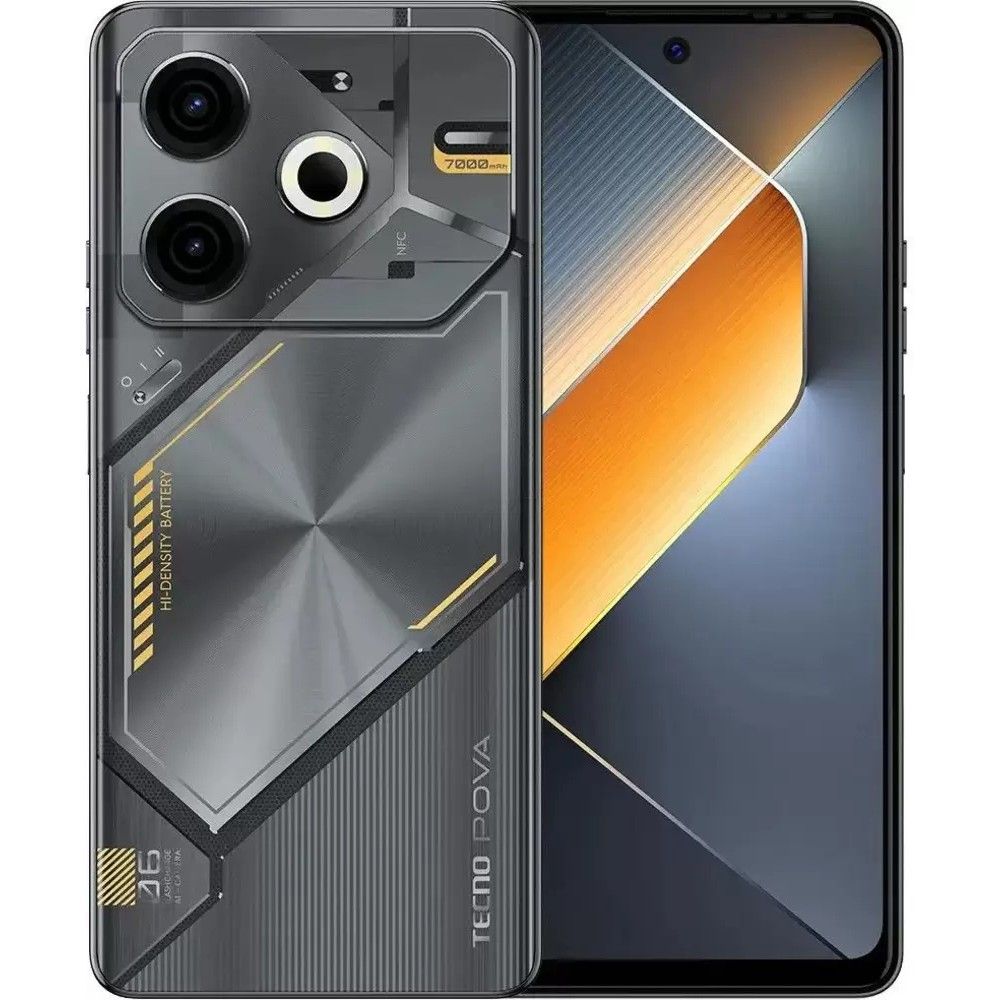 Смартфон Tecno POVA 6 Neo, 8/128Gb, черный