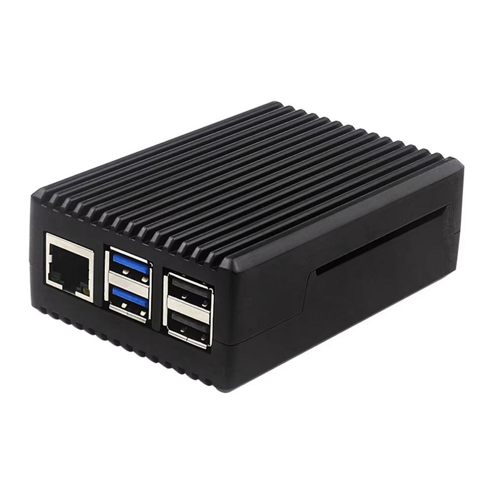 Корпус ACD RA793 для Raspberry Pi 5, алюминий, чёрный, 91,5×32,5 мм