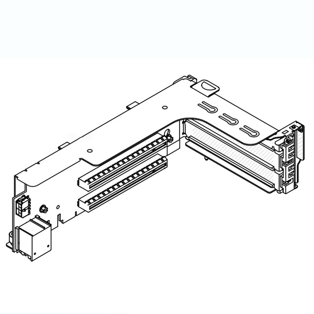 Райзер-карта Lenovo 4XH7A82902 ThinkSystem V3 2U, 2x PCIe 5.0 x16, Riser 1/2 Option Kit