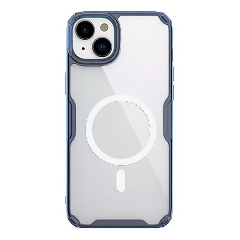 Чехол Nillkin Nature TPU Pro Magnetic Case, для iPhone 15 Plus, синий