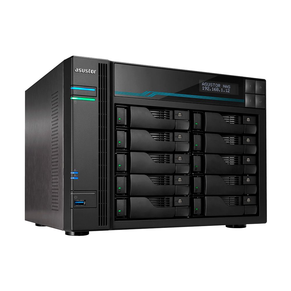 Сетевой NAS ASUS AS7110T, Intel Xeon E-2224, 8 ГБ DDR4, 10 дисков