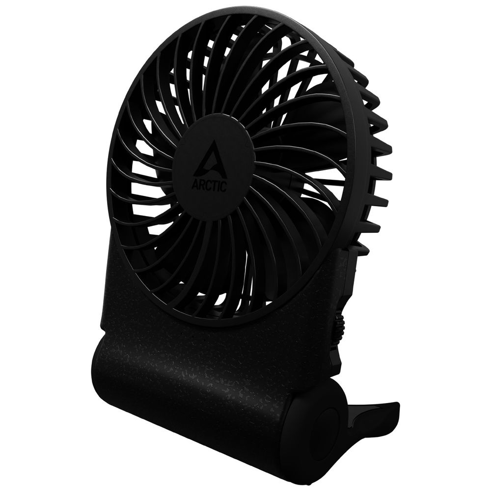Вентилятор Arctic Cooling Arctic Summair 2Go черный, настольный, 5 Вт, бесступенчатая регулировка, 9.1 см